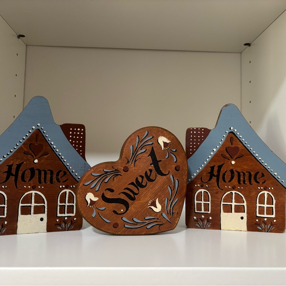 Rustic Home Sweet Home Wall Decor Hooks